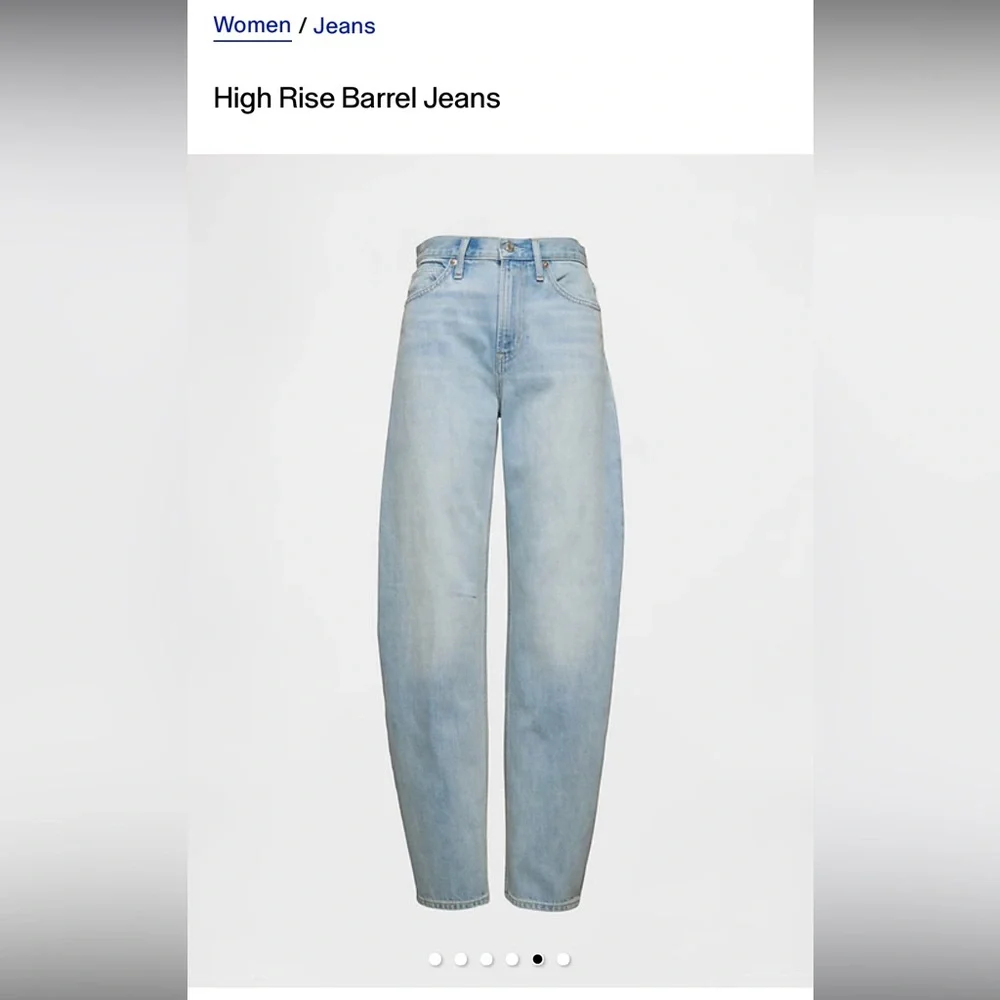 GAP High Rise Barrel jeans SZ 27 - Picture 4 of 7